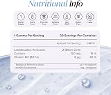 Novomins Kids Probiotic Gummies 2 Billion 30 Count Vitamin D Calcium 1 Month view 4