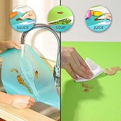Aiosscd 7 PCS Shelf Mats Refrigerator Liners