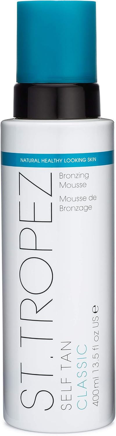 St.Tropez Self Tan Classic Bronzer Mousse Foam, Original Fake Tan, Streak-Free Finish, Develops in 4-8 hours, Vegan