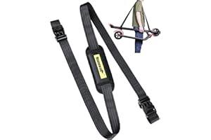 WILDKEN Scooter Shoulder Strap, 71-inch Carrying Scooter with Adjustable Carrying Strap and Extra-Thick Anti-Slip Shoulder, Scooter Strap for Electric Scooter, Bikes, Balance Bikes, Yoga Mat, Ski Board