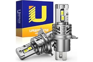 Ursprung H4/9003/HB2 Bulb, 30000 Lumens 800% High Brightness Plug-N-Play, Direct Installation Fog Light Bulbs, 1:1 Halogen Replacement Cooling Fan, Pack of 2