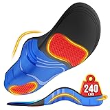 NEUPU 240+lbs Plantar Fasciitis Insoles Men