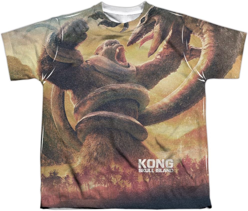 Youth: Kong: Skull Island- Jungle Fight Kids T-Shirt Size YM