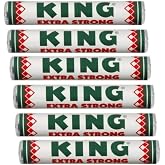 King Peppermints Extra Strong Mint Candy - (6-Pack) - Dutch Holland Mints Candies, 1.55 oz Per Roll