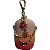 Bath &amp; Body Works Peach &amp; Pink Ombre PocketBac Holder | With flower and butterfly charms for a cheerful spring-inspired look
