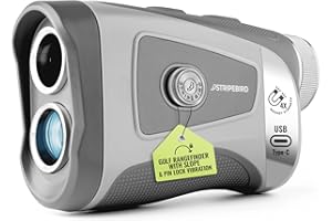STRIPEBIRD Pro Tour Golf Rangefinder with Slope - Range Finder Golf with Ultra-Strength Magnet - Laser Rangefinder with Slope Technology & Flag Pole Lock Vibration - Golf Range Finder