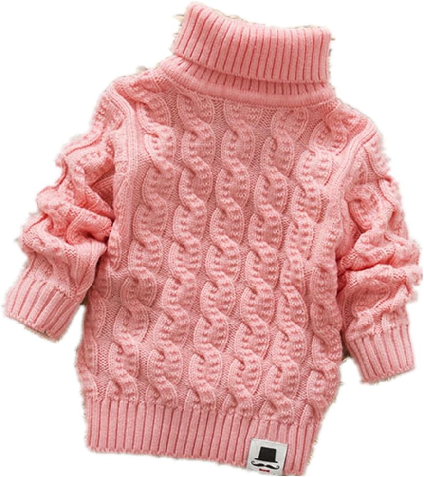Nine Minow Boys Girls Turtleneck Sweaters Soft Warm Children's Sweater
