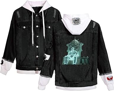 hooded denim jacket girls