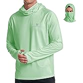 WINNERAIN Men's Moisture-wicking Sports Shirts Lightweight Loose Fit Long Sleeve Hoodie Fishing Hiking Rash Guard