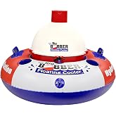 Hydration Station Float and Big Bobber Floating Cooler Bundle, Durable Inner Tube with Cup Holders &amp; Mesh Bottom, Portable Drifter Cooler, Keeps Drinks Cold for Tubing, Boating &amp; Outdoor Fun