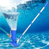S-Union Portable Pool Vacuum Cleaner with 40'' Telescopic Handle view 3