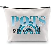 G2TUP POTS Awareness Gift POTS Survival Kit POTS Syndrome Fighter Warrior Cosmetic Bag Dysautonomia Awareness Gift (POTS Survival Kit MB)