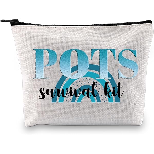 POTS Medical Alert Keychain - Postural Orthostatic Tachycardia Syndrome ID Tag