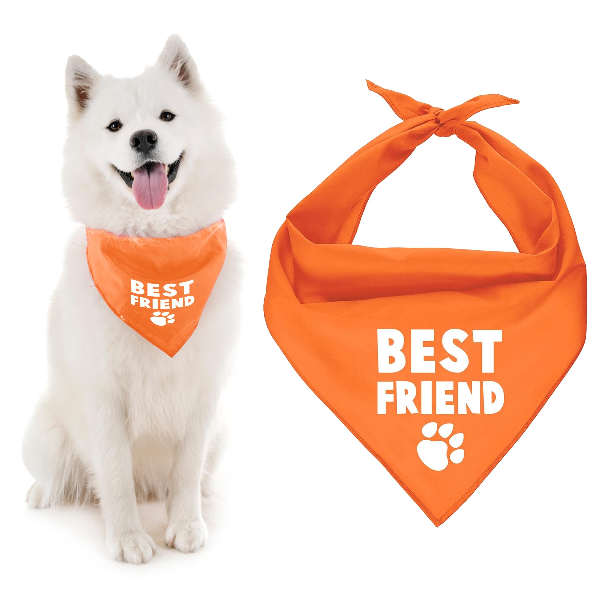 Parisian Pet Dog Bandana for Dogs and Cats - Dog Bandanas Large and Small Kerchief Scarfs - Dog Bandanas Best Friend