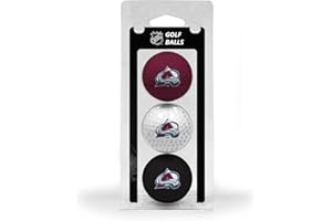 Team Golf NHL Regulation Size Golf Balls, 3 Pack, Full Color Durable Team Imprint