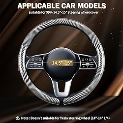 Aimato Car Steering Wheel Cover Carbon