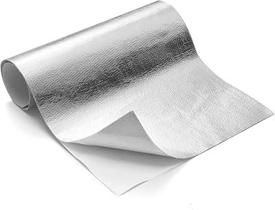 FLASLD Thermal Block Heat Shield Reflective Aluminum 40x80 Inch