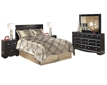 Amazon Com Ashley Shay 5pc Queen Full Panel Bedroom Set