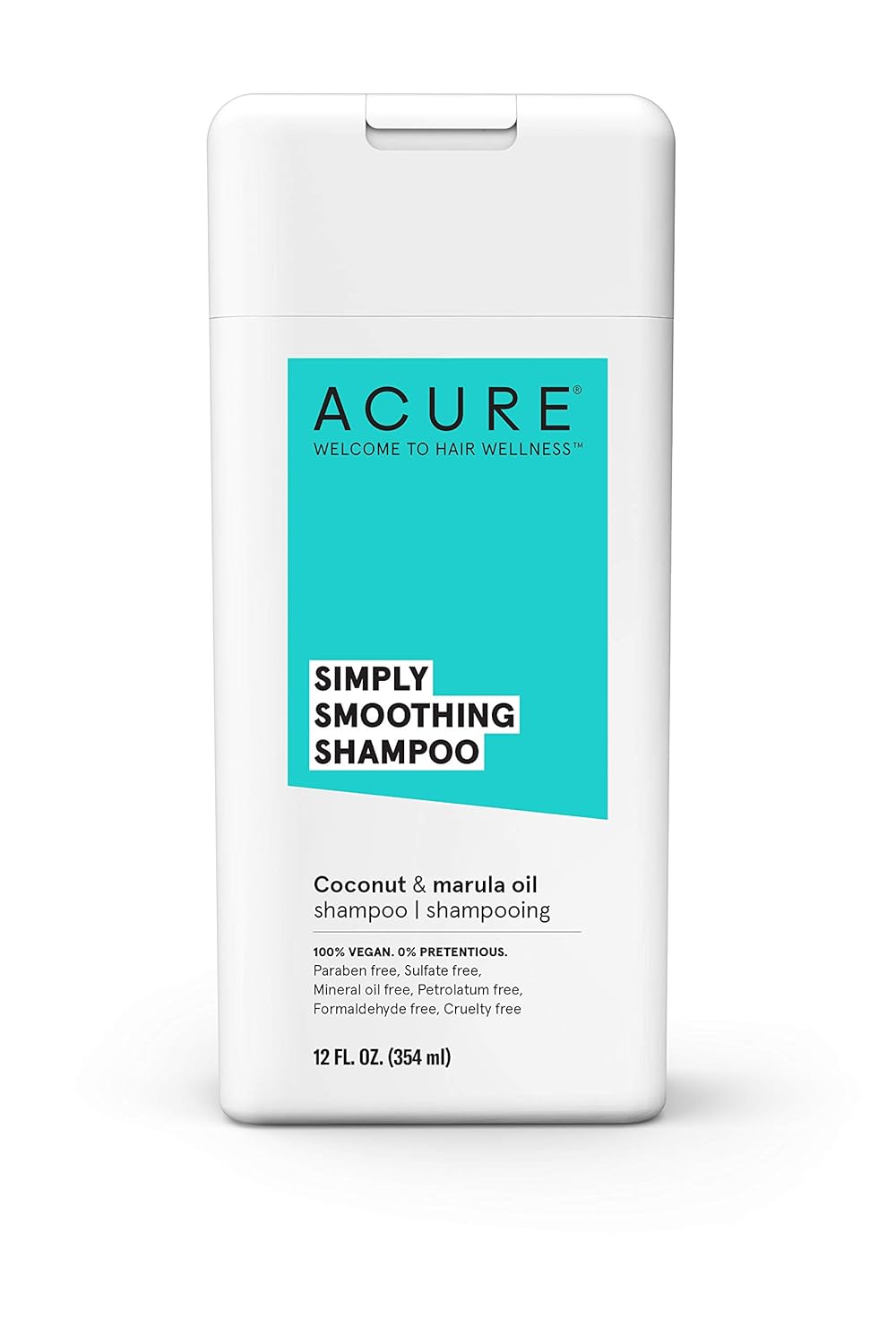 acure organics coconut straightening brazilian natural shampoo
