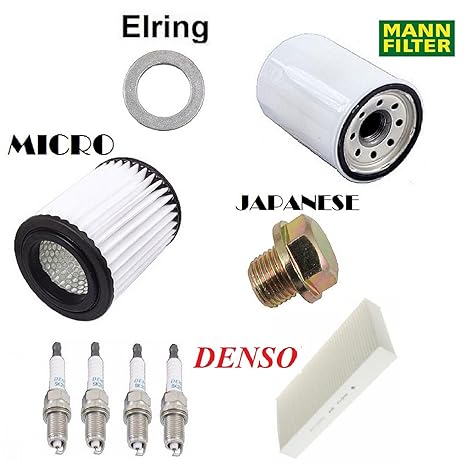 Amazon Com Tune Up Kit Cabin Air Oil Filters Spark Plugs For
