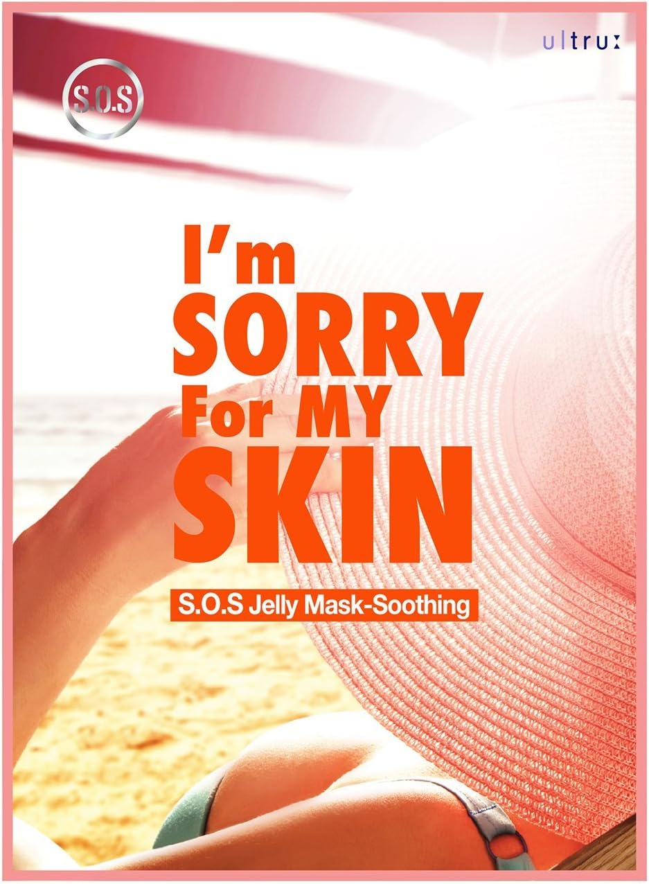 Ultru I'm Sorry for My Skin S.O.S Jelly Mask, Soothing, 33 mL/1.1 oz.