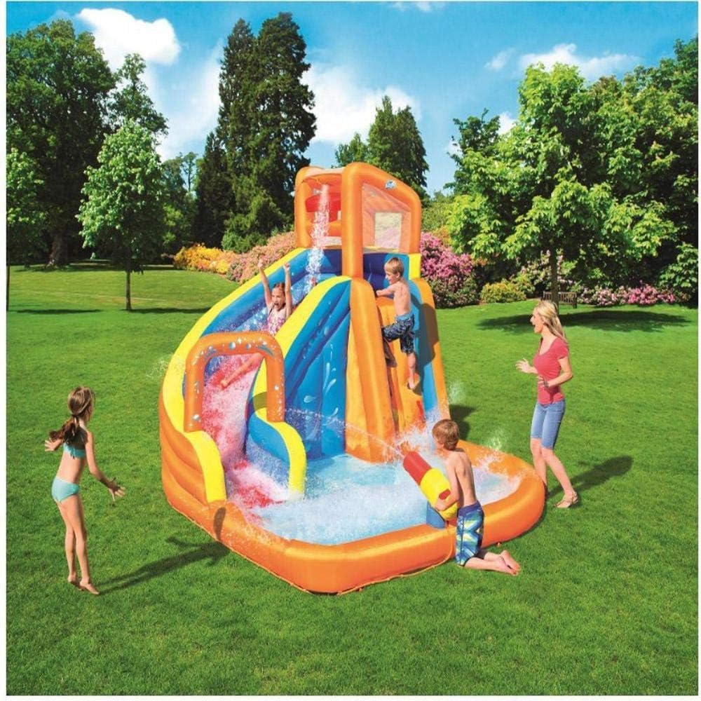 XSWZAQ Water slide playground outdoor large surf windsurfing children's water inflatable toys