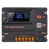 GHB 20A 12V 24V Solar Charge Controller Auto Switch