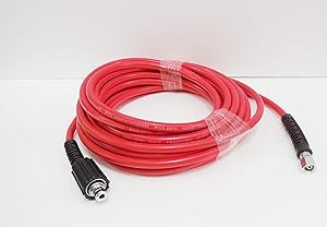 ANMSALES Red 10 mtr. Imported High Pressure Washer Hose for Car Washer (China) Car Washer Pressure Washer Hose Pipe (Hole Size 14M)