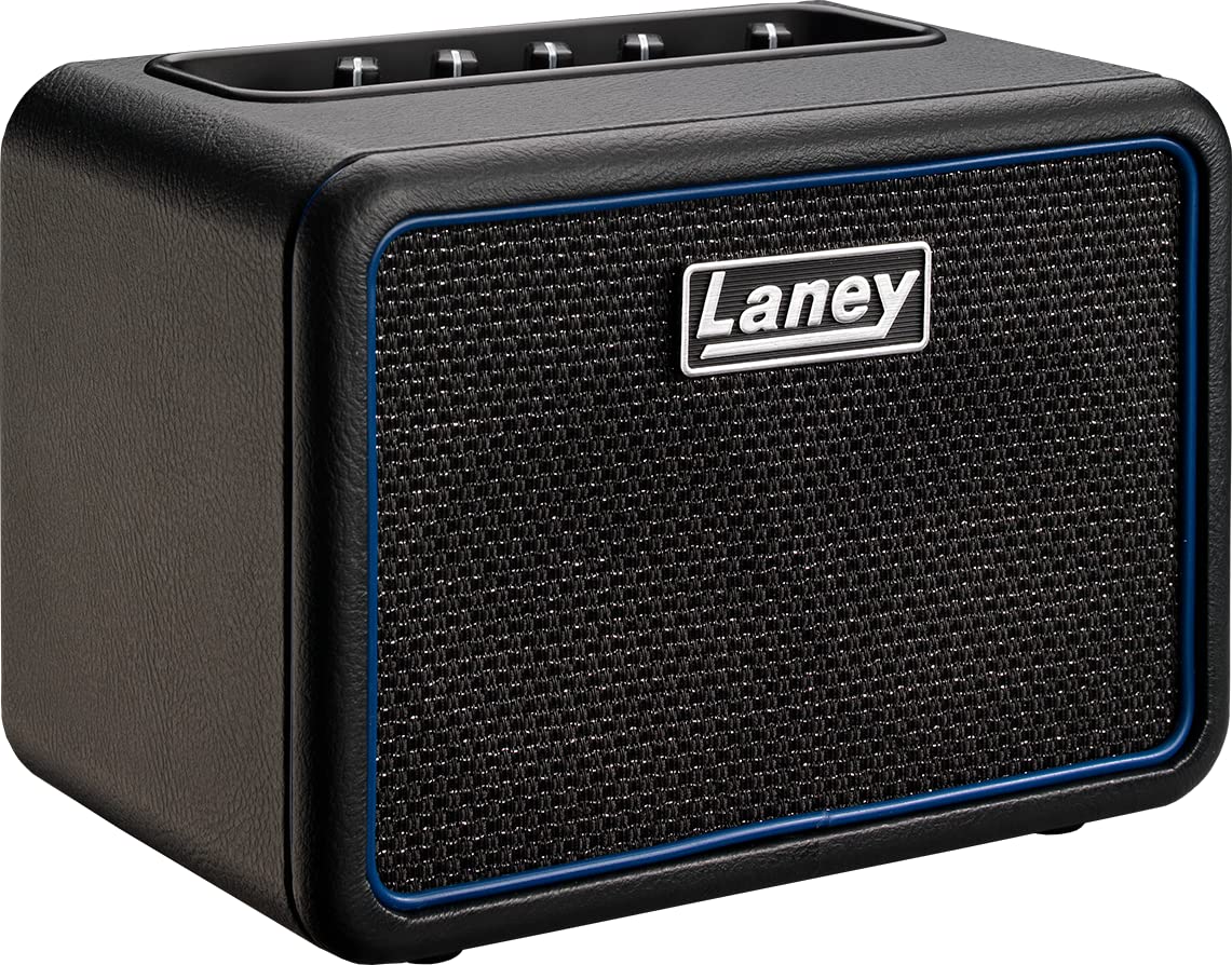 Laney MINI-BASS-NX - Battery Powered Bass Guitar Combo with Smartphone Interface - Nexus Edition , Black , Small