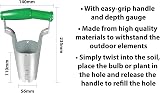 St Helens Home Garden Bulb Planter Tool Depth Gauge Spring Release Handle view 2