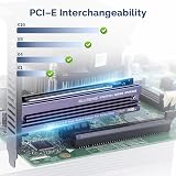 ELUTENG M.2 NVMe to PCIe 4.0 x1 Adapter with Aluminum Heatsink view 4