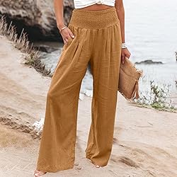 JIOEEH Khaki Pants for Women Women High Waisted