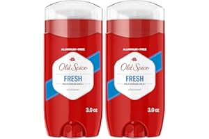 Old Spice Aluminum Free Deodorant For Men, High Endurance, 24/7 Sweat Defense & Odor Protection, 24/7 Freshness & Lasting Scent, Fresh Scent, 3.0 oz (Pack of 2)