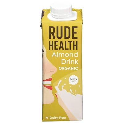 Rude Health Organic Almond Drink, 250 ml Pack of 10