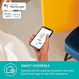 Duux Whisper Flex Smart Standing Fan with Remote Alexa App 26 Speeds view 3