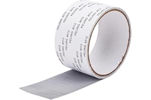 Grpoche Window Screen Repair Tape, 2 in X 6.5 Ft Screen Repair Kit Strong Adhesive Screen Repair Tape Magic Mesh, Fiberglass Screen Tape Mesh Repair for Window Screen and Screen Door Tears Holes