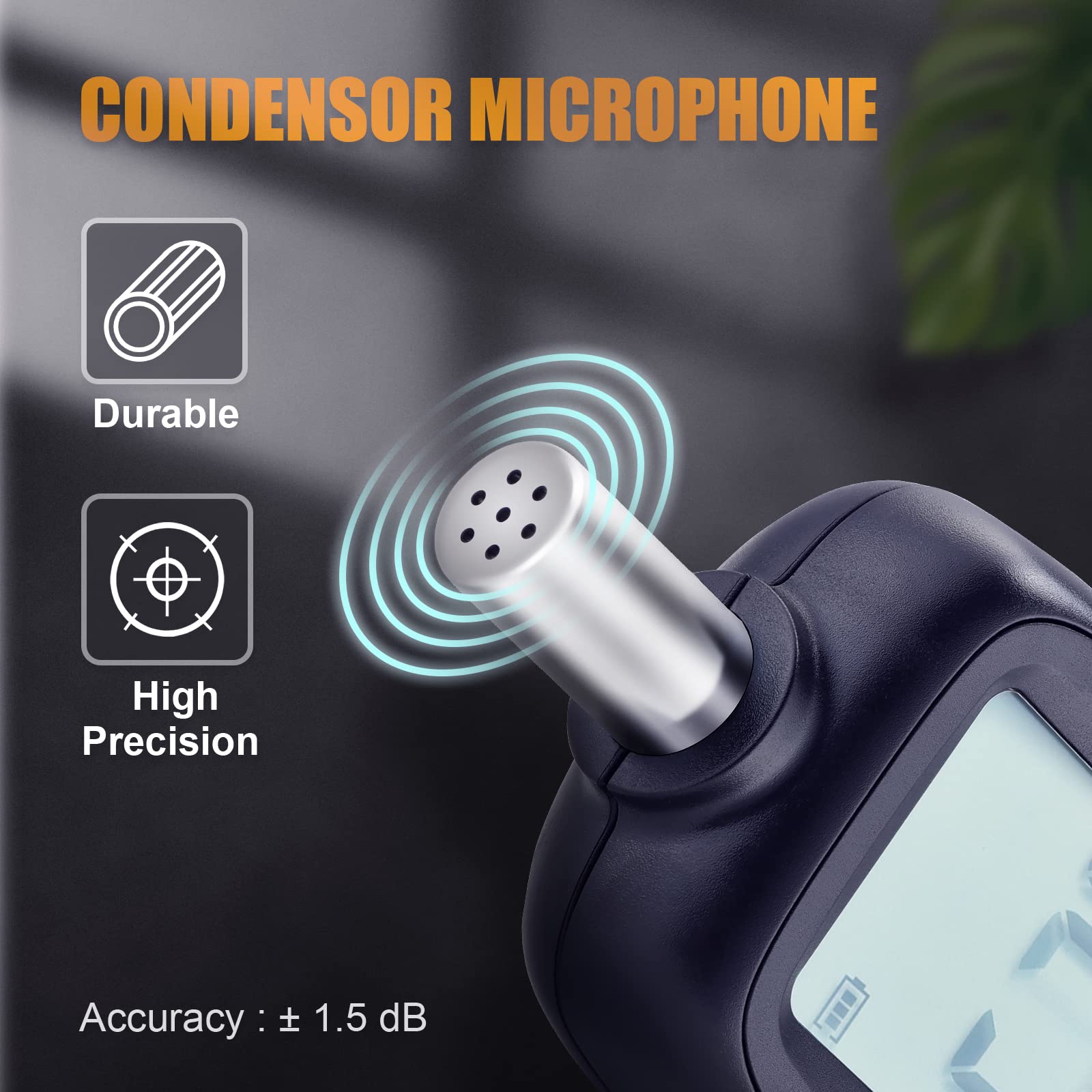 Mua Decibel Meter, LONVOX Digital Sound Level Meter with 30 to 130 dBA ...