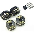 Treal Brass Hex Adapter Wheel hubs(4)(8mm) for Element RC Enduro (Black)