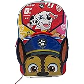 Fast Forward Kid's Licensed POP-Out 16" Backpack with Lunch Box Combo Set (Paw Patrol-Boy)