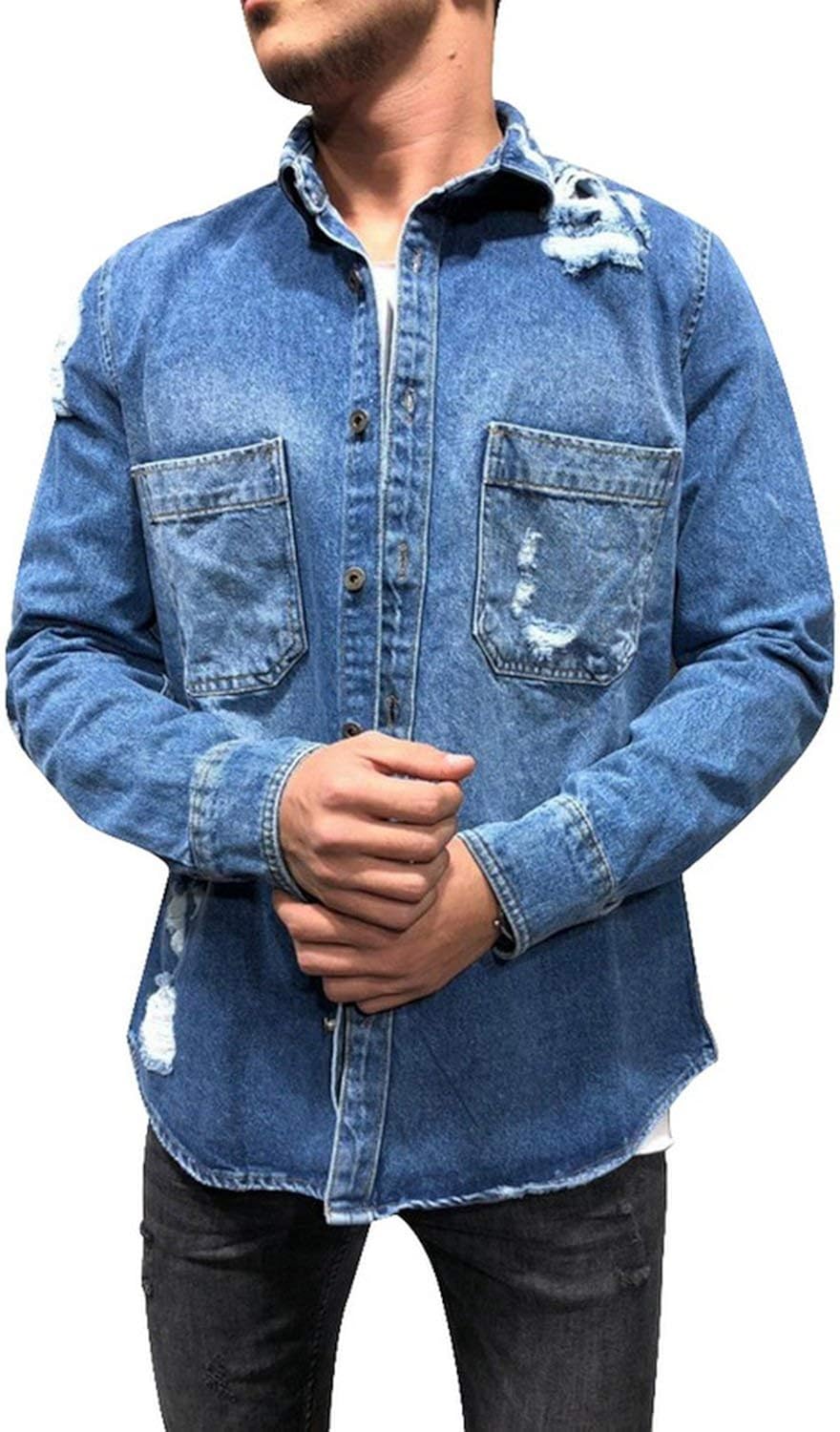 solid jeans jacket