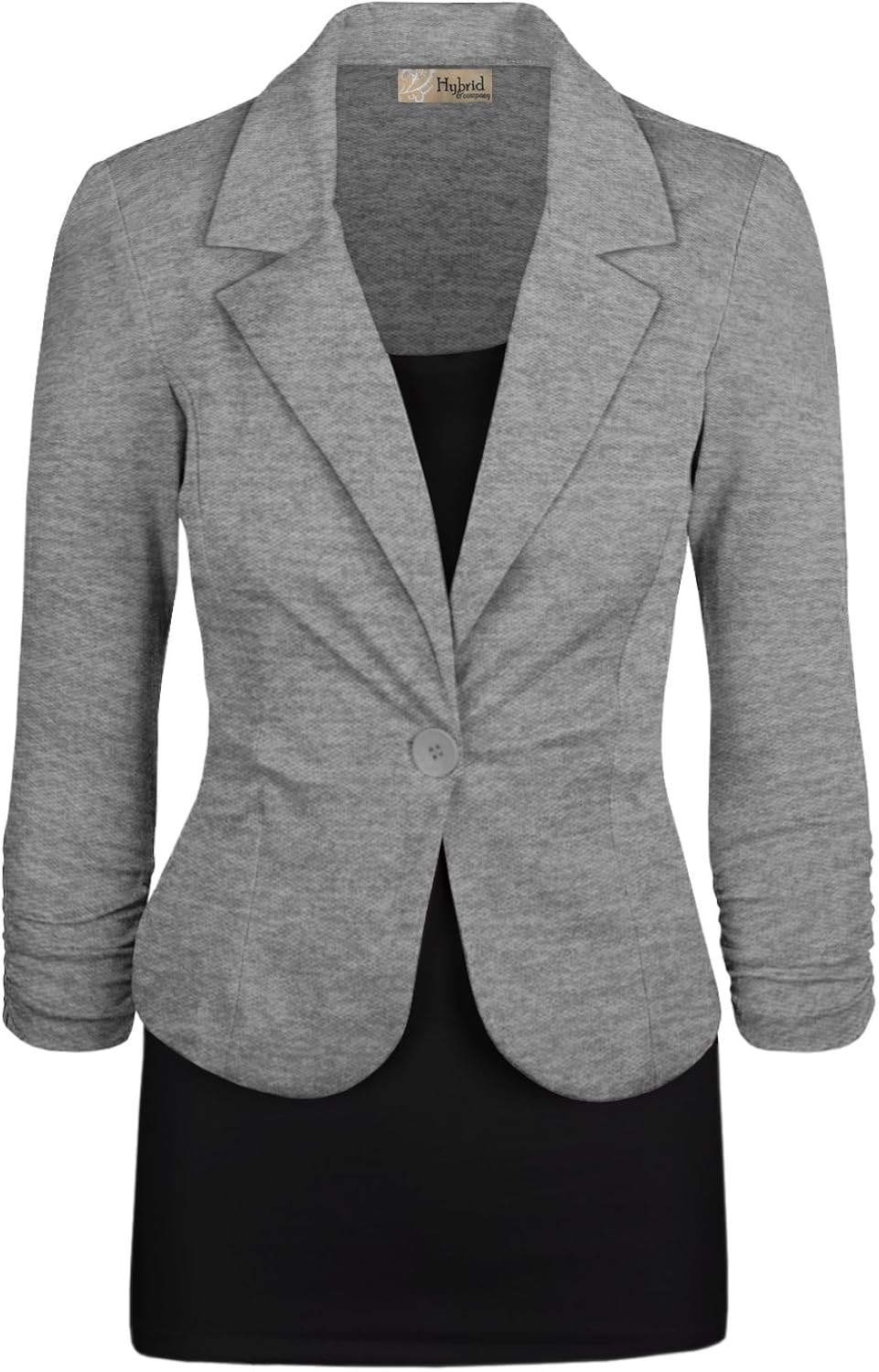 Hybrid & Company Womens Casual Work Office Blazer Jacket Made in USA at