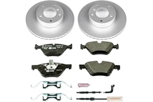 Power Stop ESK3087 Front Euro-Stop Brake Kit BMW For BMW 325i 2006 [Model Specific]