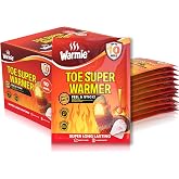 Warmie Super Toe Warmers with Adhesive Backing | Air‑Activated, Long‑Lasting | All‑Natural, Odorless, Steady Heating for Cold Weather | Safe, Instant Warmth for Shoes &amp; Boots | 10 Pairs (20 Units)