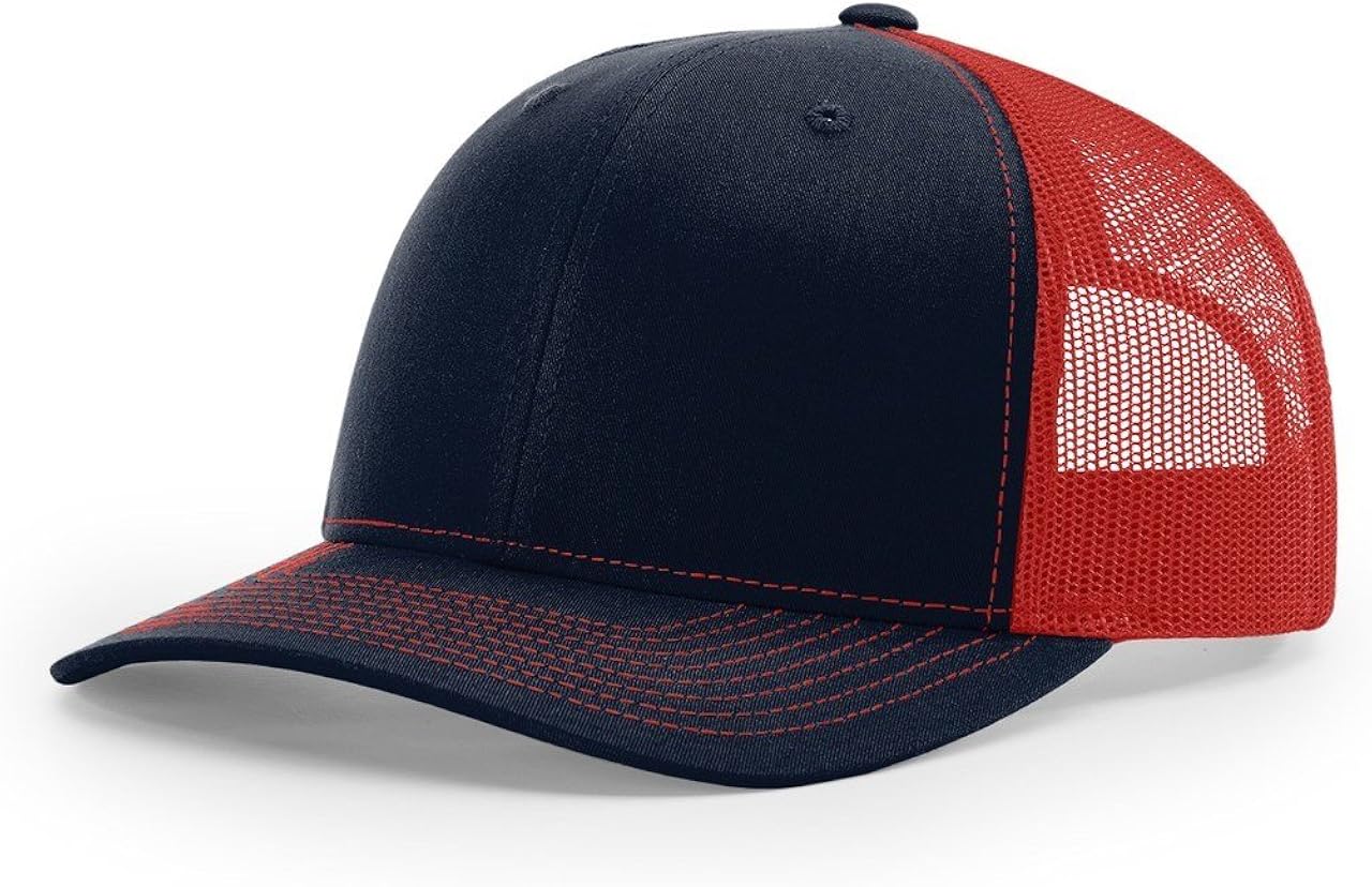 navy and red hat