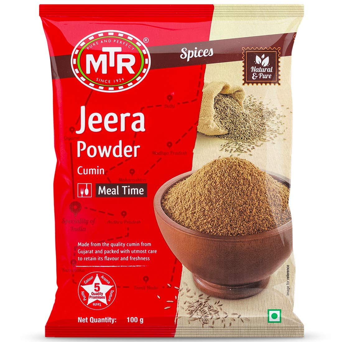 MTR Cumin Powder, Pouch, 100g Amazon.in Grocery & Gourmet Foods