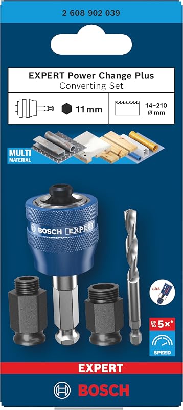 EXPERT Power Change Plus Starter Kit (per mattoni, piastrelle di ceramica tenere, Ø 7,15 mm, accessori professionali trapani)