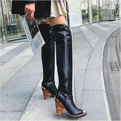 thigh high cowboy boots
