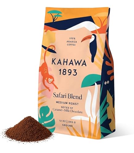 Amazon.com: Kahawa 1893 Whole Bean Coffee Medium Roast Decaf Blend