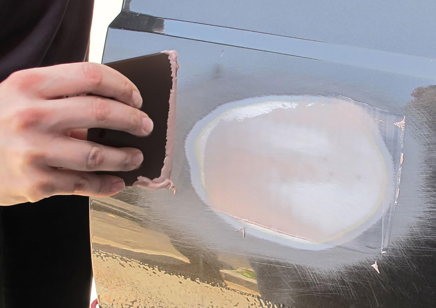 3M Marson Premium 4 Inch Black Body Filler Spreader 5 pack Flexible