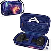Fintie Carrying Case for Backbone One Mobile Gaming Controller - [Shockproof] Hard Shell Protective Cover Travel Bag with Inner Pocket (Galaxy)